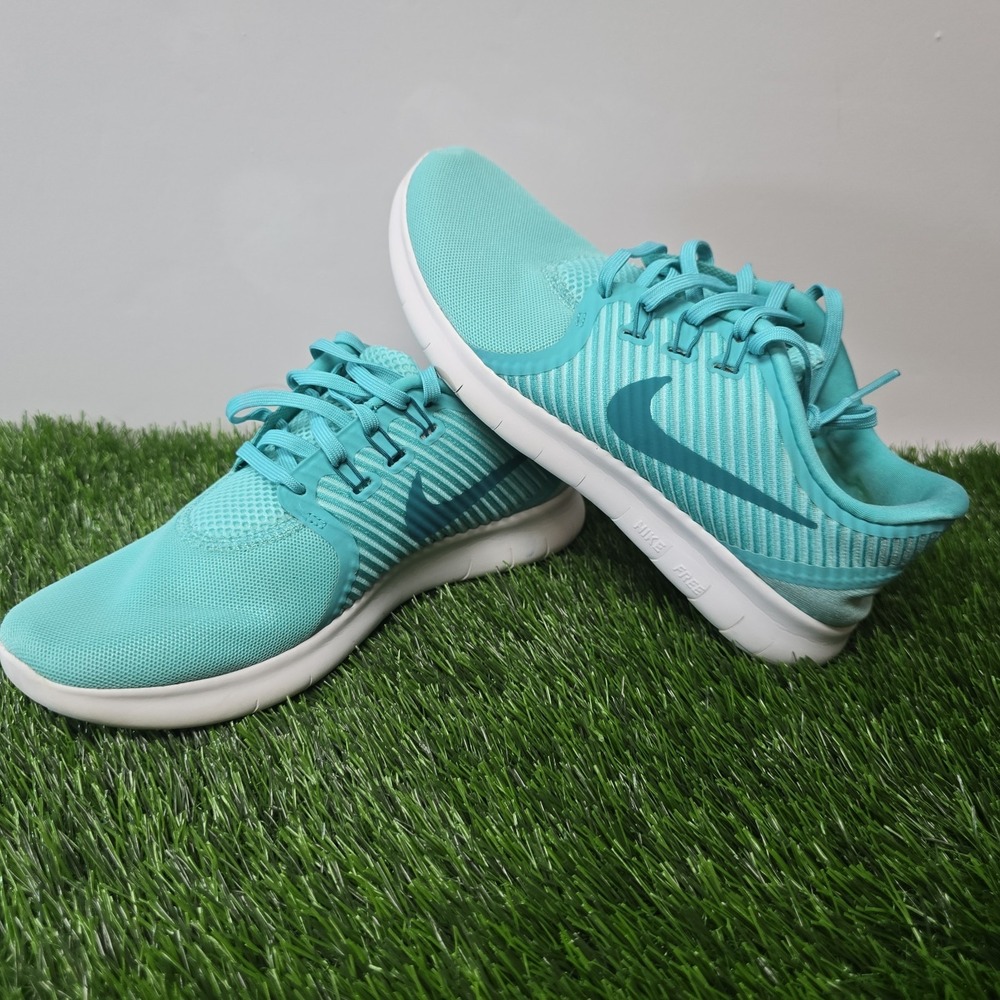 Nike Womens Free RN Size 6.5 Running Trainers 831511-300 Aqua Run Natural - Picture 2 of 14